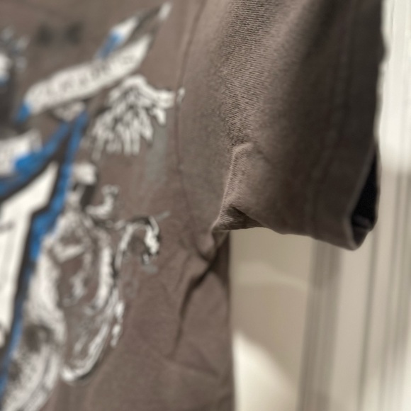 Tapout MPS Shirt Mens Sz:L Gray Graphic Skater Grunge Punk MMA Y2K Tee. - Picture 8 of 10